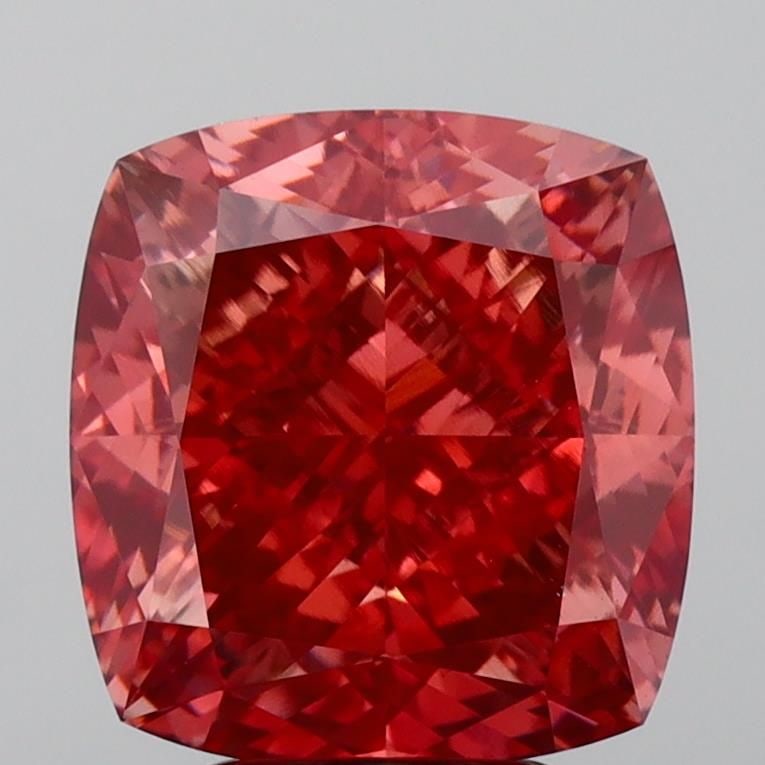 Loose Diamond - CUSHION MODIFIED 5.52ct Fancy Vivid Pink VS1: Loose Diamond - CUSHION MODIFIED 5.52ct Fancy Vivid Pink VS1 Source: This is a real non-mined Diamond that has been grown in a lab Shape: CUSHION MODIFIED Carats: 5.52 Color: Fancy Vivid Pink