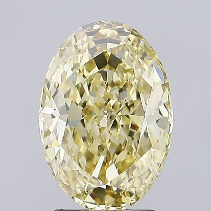 Loose Diamond - OVAL 2.47ct Fancy Intense Yellow VS1: Loose Diamond - OVAL 2.47ct Fancy Intense Yellow VS1 Source: This is a real non-mined Diamond that has been grown in a lab Shape: OVAL Carats: 2.47 Color: Fancy Intense Yellow Certification: IGI Video