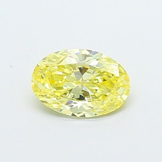 Loose Diamond - OVAL 0.47ct Fancy Intense Yellow VVS2: Loose Diamond - OVAL 0.47ct Fancy Intense Yellow VVS2 Source: This is a real non-mined Diamond that has been grown in a lab Shape: OVAL Carats: 0.47 Color: Fancy Intense Yellow Certification: IGI Vide