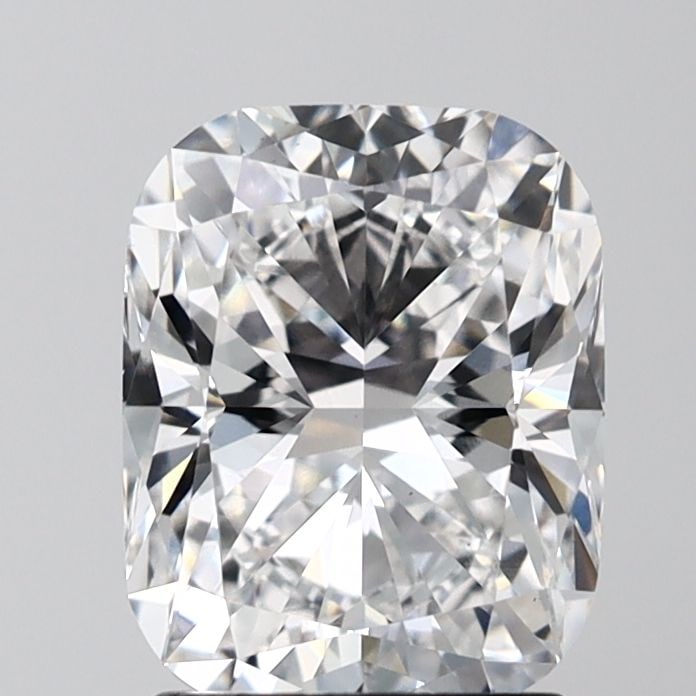 Loose Diamond - CUSHION MODIFIED 2.01ct D VS2: Loose Diamond - CUSHION MODIFIED 2.01ct D VS2 Source: This is a real non-mined Diamond that has been grown in a lab Shape: CUSHION MODIFIED Carats: 2.01 Color: D Clarity: VS2 Certification: GIA Video: