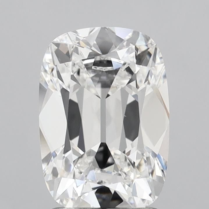 Loose Diamond - CUSHION BRILLIANT 2.58ct E VS1: Loose Diamond - CUSHION BRILLIANT 2.58ct E VS1 Source: This is a real non-mined Diamond that has been grown in a lab Shape: CUSHION BRILLIANT Carats: 2.58 Color: E Clarity: VS1 Certification: IGI Vide