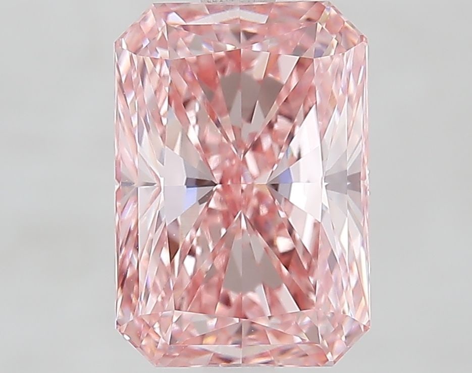 Loose Diamond - RADIANT 3.59ct Fancy Vivid Pink VS1: Loose Diamond - RADIANT 3.59ct Fancy Vivid Pink VS1 Source: This is a real non-mined Diamond that has been grown in a lab Shape: RADIANT Carats: 3.59 Color: Fancy Vivid Pink Certification: IGI Video:
