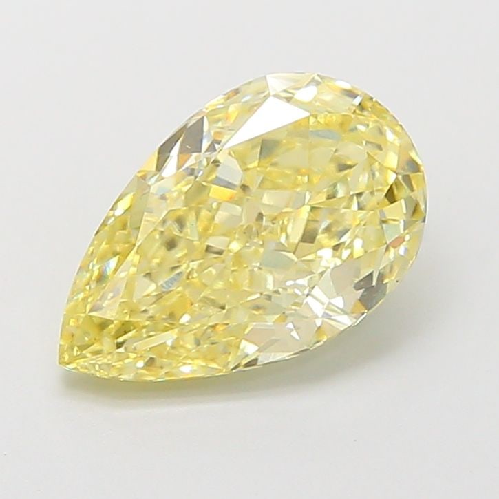 Loose Diamond - PEAR 3.01ct Fancy Intense Yellow VS1: Loose Diamond - PEAR 3.01ct Fancy Intense Yellow VS1 Source: This is a real non-mined Diamond that has been grown in a lab Shape: PEAR Carats: 3.01 Color: Fancy Intense Yellow Certification: IGI Video