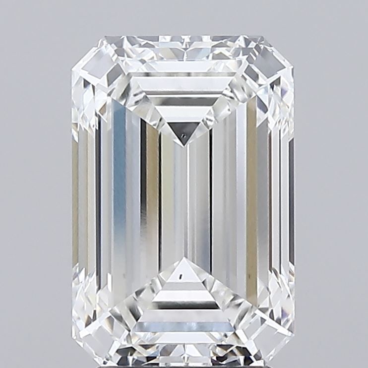 Loose Diamond - EMERALD 3.52ct F VS2: Loose Diamond - EMERALD 3.52ct F VS2 Source: This is a real non-mined Diamond that has been grown in a lab Shape: EMERALD Carats: 3.52 Color: F Clarity: VS2 Certification: IGI Video: