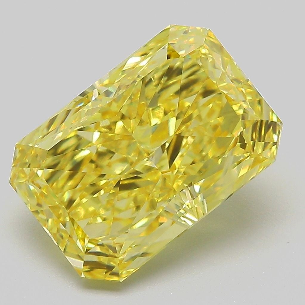 Loose Diamond - RADIANT 5.16ct Fancy Vivid Yellow VVS2 (1 of 1)