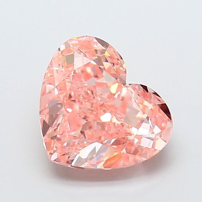 Loose Diamond - HEART 3.05ct Fancy Intense Pink VS1: Loose Diamond - HEART 3.05ct Fancy Intense Pink VS1 Source: This is a real non-mined Diamond that has been grown in a lab Shape: HEART Carats: 3.05 Color: Fancy Intense Pink Certification: IGI Video: