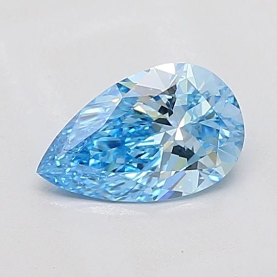 Loose Diamond - PEAR 1.01ct Fancy Vivid Blue VS1: Loose Diamond - PEAR 1.01ct Fancy Vivid Blue VS1 Source: This is a real non-mined Diamond that has been grown in a lab Shape: PEAR Carats: 1.01 Color: Fancy Vivid Blue Certification: IGI Video: