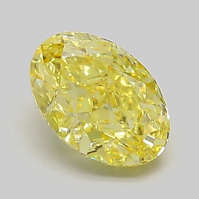 Loose Diamond - OVAL 1.07ct Fancy Vivid Yellow VS1: Loose Diamond - OVAL 1.07ct Fancy Vivid Yellow VS1 Source: This is a real non-mined Diamond that has been grown in a lab Shape: OVAL Carats: 1.07 Color: Fancy Vivid Yellow Certification: IGI Video: