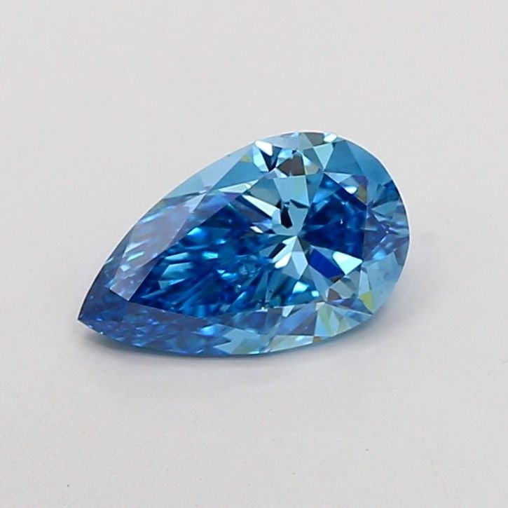 Loose Diamond - PEAR 1.51ct Fancy Vivid Blue VS2: Loose Diamond - PEAR 1.51ct Fancy Vivid Blue VS2 Source: This is a real non-mined Diamond that has been grown in a lab Shape: PEAR Carats: 1.51 Color: Fancy Vivid Blue Certification: IGI Video: