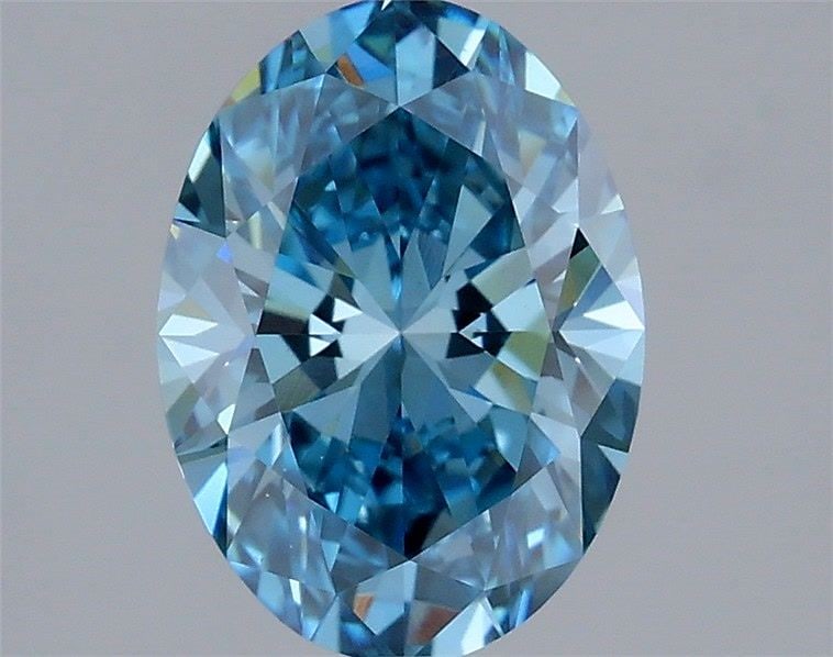 Loose Diamond - OVAL 1.5ct Fancy Vivid Blue VS1: Loose Diamond - OVAL 1.5ct Fancy Vivid Blue VS1 Source: This is a real non-mined Diamond that has been grown in a lab Shape: OVAL Carats: 1.5 Color: Fancy Vivid Blue Certification: IGI Video: