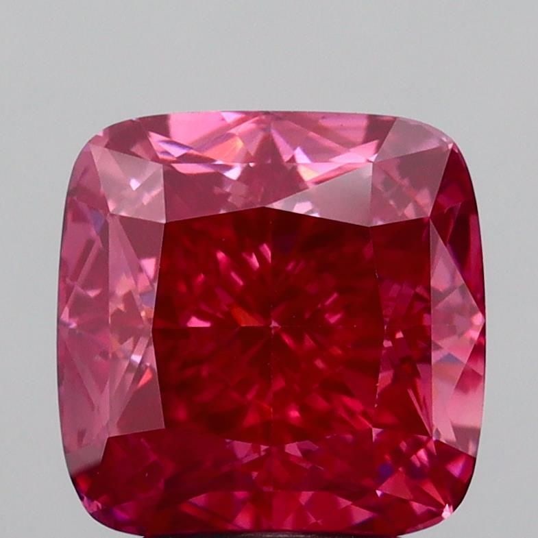 Loose Diamond - CUSHION MODIFIED 4.02ct Fancy Vivid Pink VS1 (1 of 1)