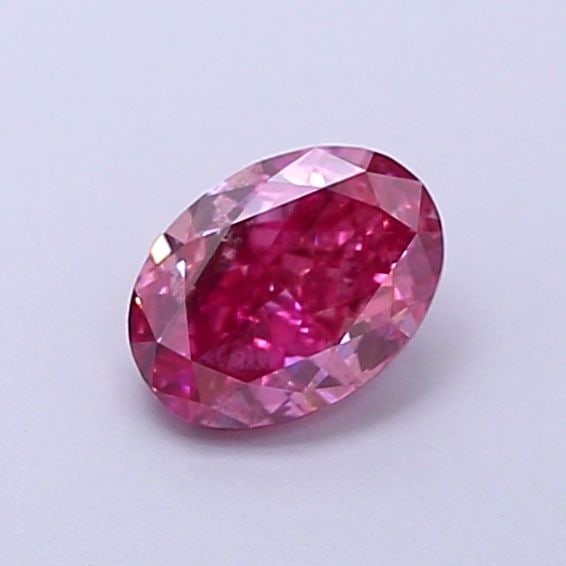 Loose Diamond - OVAL 0.39ct Fancy Vivid Pink SI2: Loose Diamond - OVAL 0.39ct Fancy Vivid Pink SI2 Source: This is a real non-mined Diamond that has been grown in a lab Shape: OVAL Carats: 0.39 Color: Fancy Vivid Pink Certification: IGI Video: