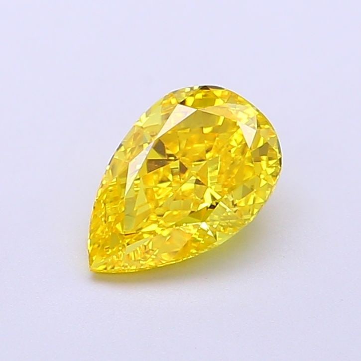 Loose Diamond - PEAR 1.04ct Fancy Vivid Yellow VVS2: Loose Diamond - PEAR 1.04ct Fancy Vivid Yellow VVS2 Source: This is a real non-mined Diamond that has been grown in a lab Shape: PEAR Carats: 1.04 Color: Fancy Vivid Yellow Certification: IGI Video:
