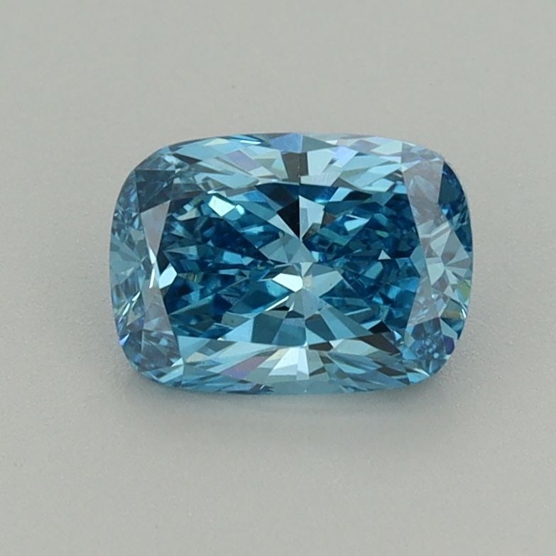 Loose Diamond - CUSHION MODIFIED 0.86ct Fancy Vivid Blue VS1: Loose Diamond - CUSHION MODIFIED 0.86ct Fancy Vivid Blue VS1 Source: This is a real non-mined Diamond that has been grown in a lab Shape: CUSHION MODIFIED Carats: 0.86 Color: Fancy Vivid Blue Certific