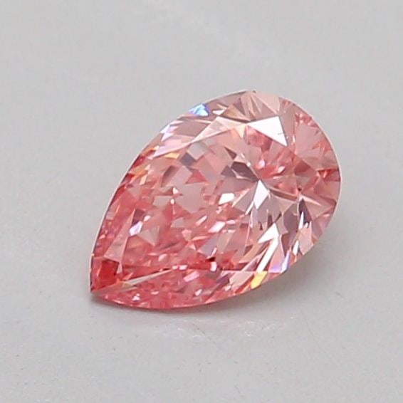 Loose Diamond - PEAR 0.26ct Fancy Vivid Pink VS2: Loose Diamond - PEAR 0.26ct Fancy Vivid Pink VS2 Source: This is a real non-mined Diamond that has been grown in a lab Shape: PEAR Carats: 0.26 Color: Fancy Vivid Pink Certification: IGI The Diamond D