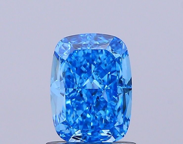 Loose Diamond - CUSHION MODIFIED 1.25ct Fancy Vivid Blue VVS2: Loose Diamond - CUSHION MODIFIED 1.25ct Fancy Vivid Blue VVS2 Source: This is a real non-mined Diamond that has been grown in a lab Shape: CUSHION MODIFIED Carats: 1.25 Color: Fancy Vivid Blue