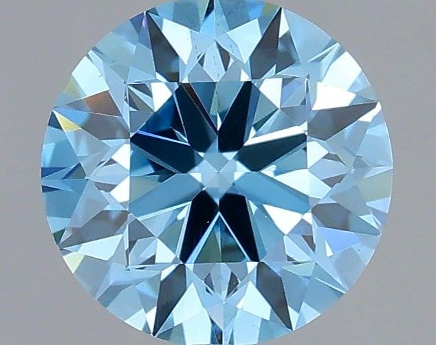 Loose Diamond - ROUND 1.0ct Fancy Vivid Blue VS1: Loose Diamond - ROUND 1.0ct Fancy Vivid Blue VS1 Source: This is a real non-mined Diamond that has been grown in a lab Shape: ROUND Carats: 1.0 Color: Fancy Vivid Blue Certification: IGI Video: Video