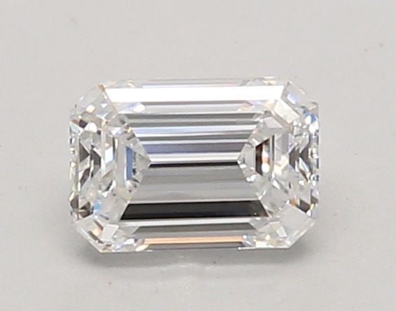 Loose Diamond - EMERALD 0.57ct D VVS1: Loose Diamond - EMERALD 0.57ct D VVS1 Source: This is a real non-mined Diamond that has been grown in a lab Shape: EMERALD Carats: 0.57 Color: D Clarity: VVS1 Certification: IGI Video: Video Link The