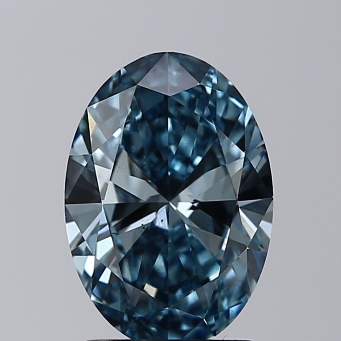 Loose Diamond - OVAL 1.7ct Fancy Vivid Blue VS2: Loose Diamond - OVAL 1.7ct Fancy Vivid Blue VS2 Source: This is a real non-mined Diamond that has been grown in a lab Shape: OVAL Carats: 1.7 Color: Fancy Vivid Blue Certification: IGI Video: