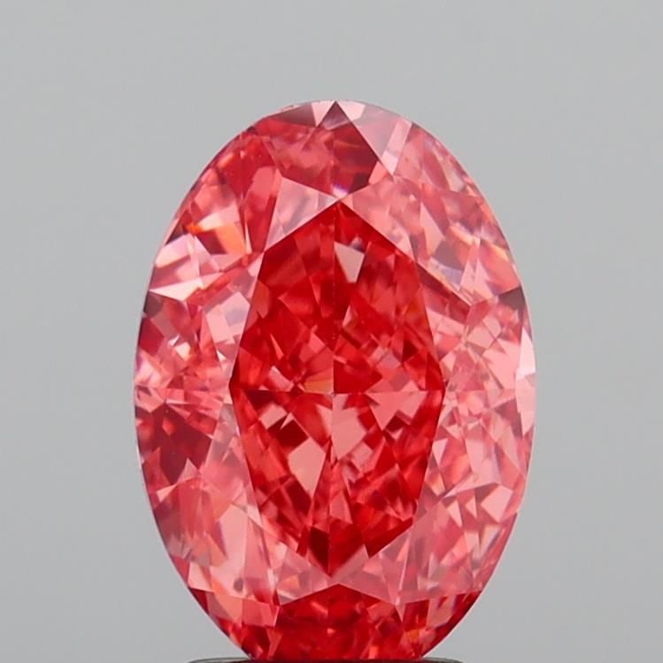 Loose Diamond - OVAL 3.01ct Fancy Vivid Pink VS1: Loose Diamond - OVAL 3.01ct Fancy Vivid Pink VS1 Source: This is a real non-mined Diamond that has been grown in a lab Shape: OVAL Carats: 3.01 Color: Fancy Vivid Pink Certification: IGI Video: