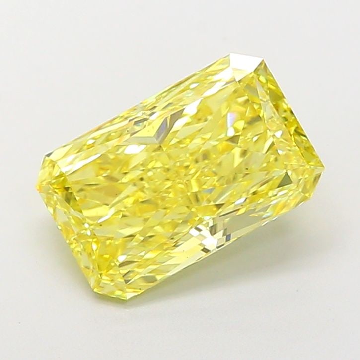 Loose Diamond - RADIANT 4.05ct Fancy Vivid Yellow VS2: Loose Diamond - RADIANT 4.05ct Fancy Vivid Yellow VS2 Source: This is a real non-mined Diamond that has been grown in a lab Shape: RADIANT Carats: 4.05 Color: Fancy Vivid Yellow Certification: IGI