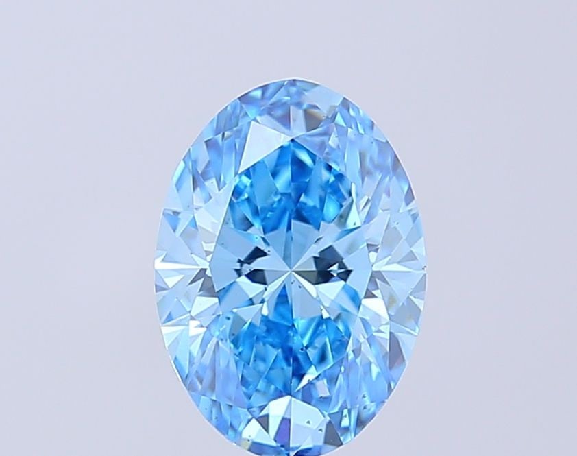 Loose Diamond - OVAL 2.0ct Fancy Vivid Blue VS2: Loose Diamond - OVAL 2.0ct Fancy Vivid Blue VS2 Source: This is a real non-mined Diamond that has been grown in a lab Shape: OVAL Carats: 2.0 Color: Fancy Vivid Blue Certification: IGI Video: Video