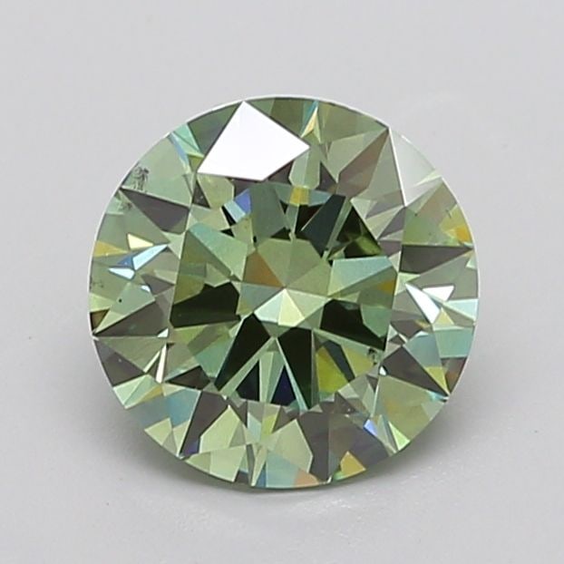 Ideal Loose Diamond - ROUND 2.56ct Fancy Vivid Green SI1: Ideal Loose Diamond - ROUND 2.56ct Fancy Vivid Green SI1 Source: This is a real non-mined Diamond that has been grown in a lab Shape: ROUND Carats: 2.56 Color: Fancy Vivid Green Certification: IGI