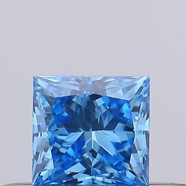 Loose Diamond - PRINCESS 0.21ct Fancy Vivid Blue VVS2: Loose Diamond - PRINCESS 0.21ct Fancy Vivid Blue VVS2 Source: This is a real non-mined Diamond that has been grown in a lab Shape: PRINCESS Carats: 0.21 Color: Fancy Vivid Blue Certification: NONE Vid
