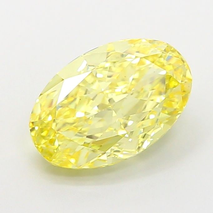 Loose Diamond - OVAL 2.41ct Fancy Intense Yellow VS2: Loose Diamond - OVAL 2.41ct Fancy Intense Yellow VS2 Source: This is a real non-mined Diamond that has been grown in a lab Shape: OVAL Carats: 2.41 Color: Fancy Intense Yellow Certification: IGI The D