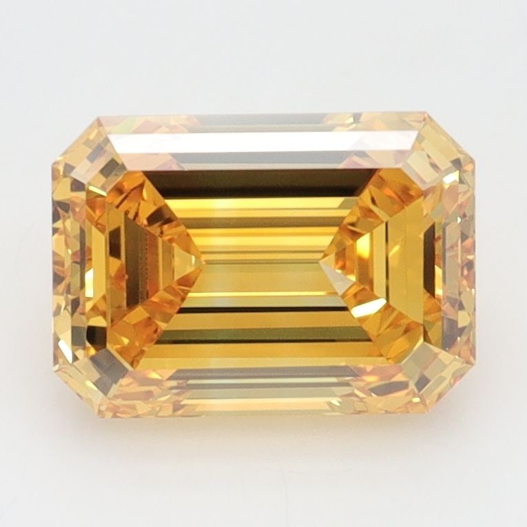Loose Diamond - EMERALD 2.04ct Fancy Vivid Yellow VVS1: Loose Diamond - EMERALD 2.04ct Fancy Vivid Yellow VVS1 Source: This is a real non-mined Diamond that has been grown in a lab Shape: EMERALD Carats: 2.04 Color: Fancy Vivid Yellow Certification: IGI Vi