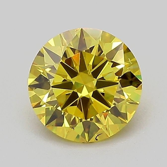 Ideal Loose Diamond - ROUND 1.02ct Fancy Vivid Yellow VVS2: Ideal Loose Diamond - ROUND 1.02ct Fancy Vivid Yellow VVS2 Source: This is a real non-mined Diamond that has been grown in a lab Shape: ROUND Carats: 1.02 Color: Fancy Vivid Yellow Certification: IGI 