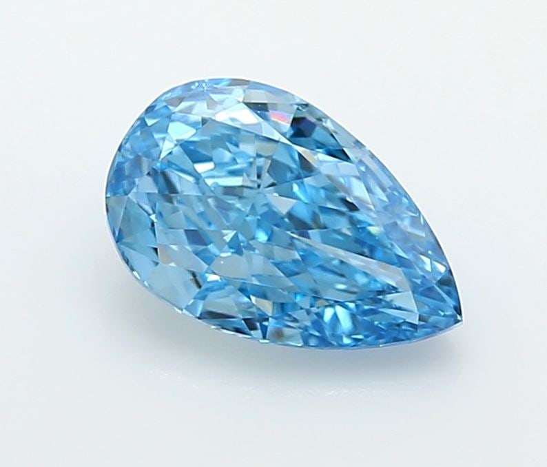Loose Diamond - PEAR 1.62ct Fancy Vivid Blue VS1: Loose Diamond - PEAR 1.62ct Fancy Vivid Blue VS1 Source: This is a real non-mined Diamond that has been grown in a lab Shape: PEAR Carats: 1.62 Color: Fancy Vivid Blue Certification: IGI Video: