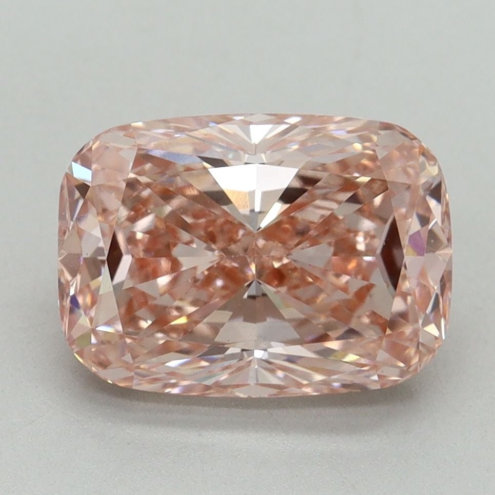 Loose Diamond - CUSHION BRILLIANT 3.18ct Fancy Vivid Pink VS1: Loose Diamond - CUSHION BRILLIANT 3.18ct Fancy Vivid Pink VS1 Source: This is a real non-mined Diamond that has been grown in a lab Shape: CUSHION BRILLIANT Carats: 3.18 Color: Fancy Vivid Pink Certif
