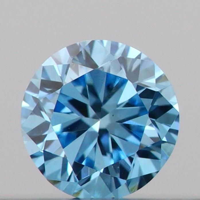 Loose Diamond - ROUND 0.13ct Fancy Vivid Blue VS1: Loose Diamond - ROUND 0.13ct Fancy Vivid Blue VS1 Source: This is a real non-mined Diamond that has been grown in a lab Shape: ROUND Carats: 0.13 Color: Fancy Vivid Blue Certification: IGI Video: