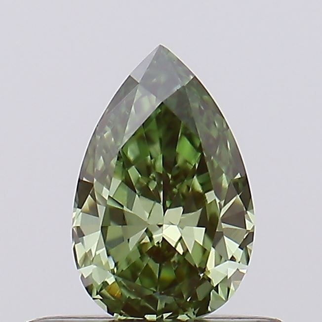 Loose Diamond - PEAR 0.32ct Fancy Vivid Green VS1: Loose Diamond - PEAR 0.32ct Fancy Vivid Green VS1 Source: This is a real non-mined Diamond that has been grown in a lab Shape: PEAR Carats: 0.32 Color: Fancy Vivid Green Certification: NONE Video: