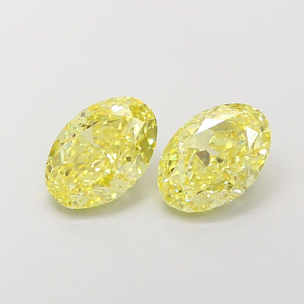 Loose Diamond - OVAL 1.53ct Fancy Intense Yellow VVS2: Loose Diamond - OVAL 1.53ct Fancy Intense Yellow VVS2 Source: This is a real non-mined Diamond that has been grown in a lab Shape: OVAL Carats: 1.53 Color: Fancy Intense Yellow Certification: IGI Vide