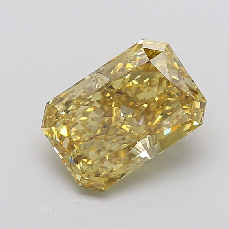 Loose Diamond - RADIANT 4.9ct Fancy Intense Yellow VS2: Loose Diamond - RADIANT 4.9ct Fancy Intense Yellow VS2 Source: This is a real non-mined Diamond that has been grown in a lab Shape: RADIANT Carats: 4.9 Color: Fancy Intense Yellow Certification: IGI V