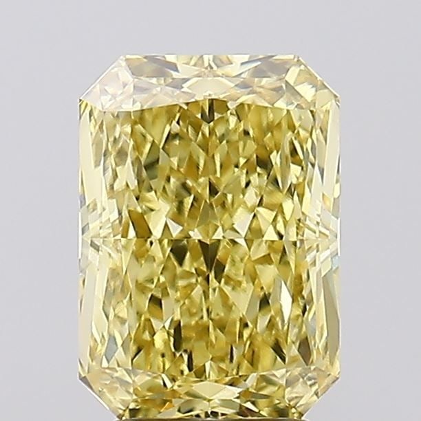 Loose Diamond - RADIANT 3.54ct Fancy Intense Yellow VVS2: Loose Diamond - RADIANT 3.54ct Fancy Intense Yellow VVS2 Source: This is a real non-mined Diamond that has been grown in a lab Shape: RADIANT Carats: 3.54 Color: Fancy Intense Yellow Certification: IG