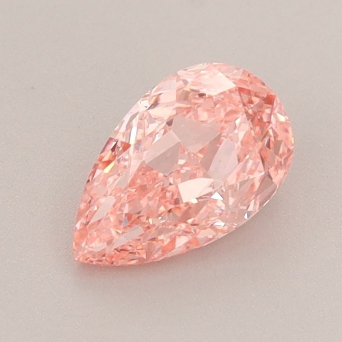 Loose Diamond - PEAR 0.86ct Fancy Vivid Pink VS1: Loose Diamond - PEAR 0.86ct Fancy Vivid Pink VS1 Source: This is a real non-mined Diamond that has been grown in a lab Shape: PEAR Carats: 0.86 Color: Fancy Vivid Pink Certification: IGI Video: