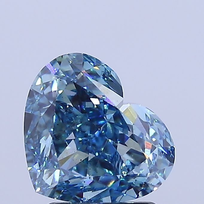 Loose Diamond - HEART 2.2ct Fancy Vivid Blue VS2: Loose Diamond - HEART 2.2ct Fancy Vivid Blue VS2 Source: This is a real non-mined Diamond that has been grown in a lab Shape: HEART Carats: 2.2 Color: Fancy Vivid Blue Certification: NONE Video: