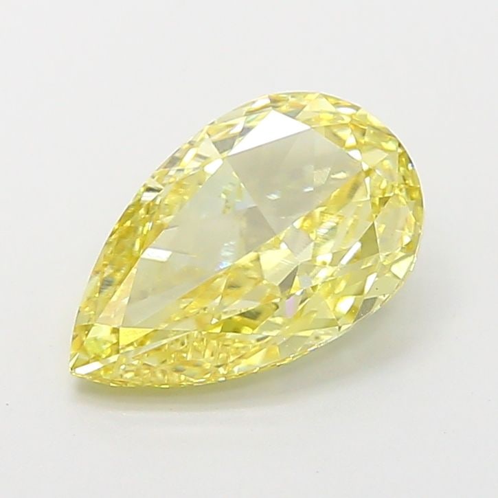 Loose Diamond - PEAR 2.59ct Fancy Intense Yellow VS1: Loose Diamond - PEAR 2.59ct Fancy Intense Yellow VS1 Source: This is a real non-mined Diamond that has been grown in a lab Shape: PEAR Carats: 2.59 Color: Fancy Intense Yellow Certification: IGI