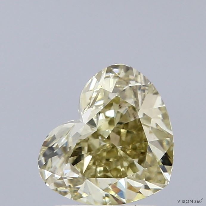 Loose Diamond - HEART 1.56ct Fancy Yellow VS2: Loose Diamond - HEART 1.56ct Fancy Yellow VS2 Source: This is a real non-mined Diamond that has been grown in a lab Shape: HEART Carats: 1.56 Color: Fancy Yellow Certification: IGI Video: Video Link