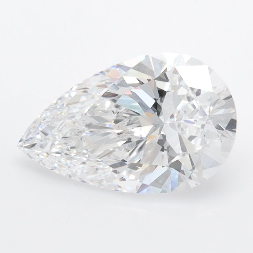 Loose Diamond - PEAR 1.54ct D VVS2: Loose Diamond - PEAR 1.54ct D VVS2 Source: This is a real non-mined Diamond that has been grown in a lab Shape: PEAR Carats: 1.54 Color: D Clarity: VVS2 Certification: IGI The Diamond Depot Guarantee: