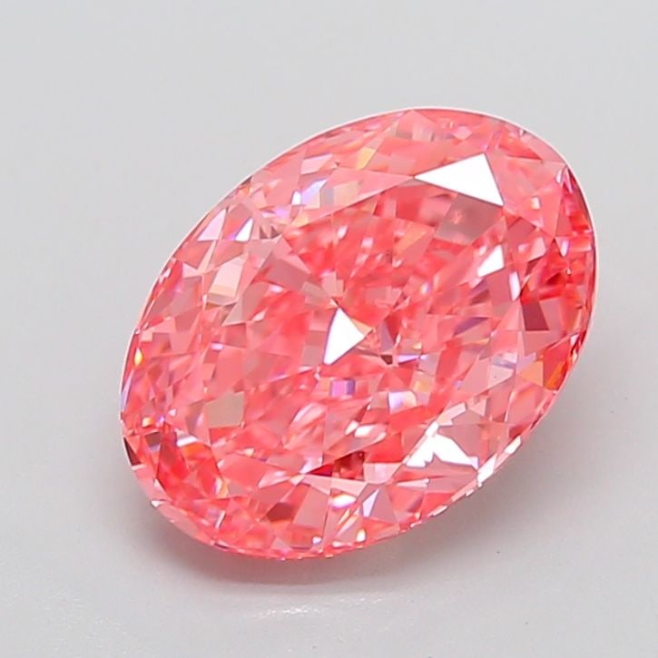 Loose Diamond - OVAL 5.26ct Fancy Vivid Pink VS1: Loose Diamond - OVAL 5.26ct Fancy Vivid Pink VS1 Source: This is a real non-mined Diamond that has been grown in a lab Shape: OVAL Carats: 5.26 Color: Fancy Vivid Pink Certification: IGI The Diamond D