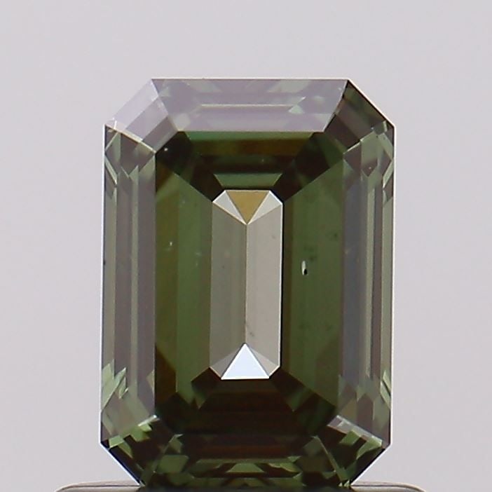 Loose Diamond - EMERALD 0.77ct Fancy Vivid Green SI1: Loose Diamond - EMERALD 0.77ct Fancy Vivid Green SI1 Source: This is a real non-mined Diamond that has been grown in a lab Shape: EMERALD Carats: 0.77 Color: Fancy Vivid Green Certification: NONE
