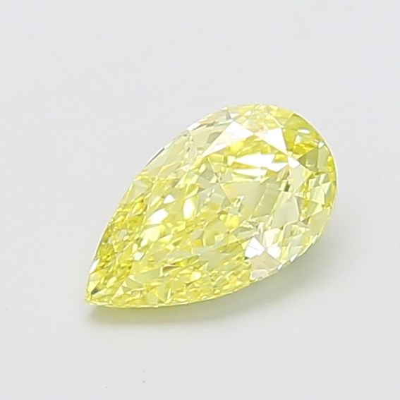 Loose Diamond - PEAR 1.03ct Fancy Intense Yellow VVS2: Loose Diamond - PEAR 1.03ct Fancy Intense Yellow VVS2 Source: This is a real non-mined Diamond that has been grown in a lab Shape: PEAR Carats: 1.03 Color: Fancy Intense Yellow Certification: IGI Vide