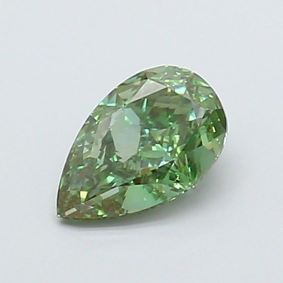 Loose Diamond - PEAR 1.01ct Fancy Vivid Green VS1: Loose Diamond - PEAR 1.01ct Fancy Vivid Green VS1 Source: This is a real non-mined Diamond that has been grown in a lab Shape: PEAR Carats: 1.01 Color: Fancy Vivid Green Certification: IGI Video: