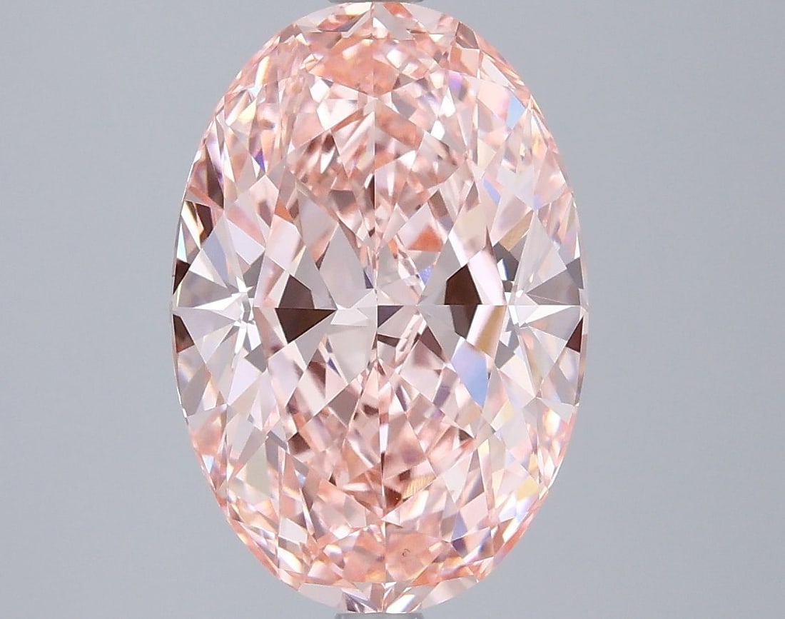 Loose Diamond - OVAL 4.83ct Fancy Vivid Pink VS1: Loose Diamond - OVAL 4.83ct Fancy Vivid Pink VS1 Source: This is a real non-mined Diamond that has been grown in a lab Shape: OVAL Carats: 4.83 Color: Fancy Vivid Pink Certification: IGI Video: Video