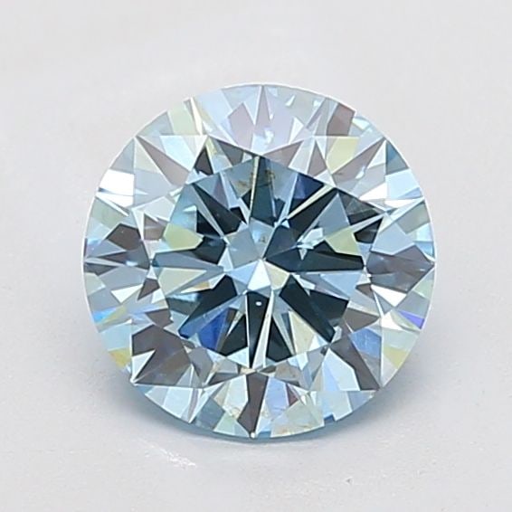 Loose Diamond - ROUND 2.01ct Fancy Vivid Blue VS1: Loose Diamond - ROUND 2.01ct Fancy Vivid Blue VS1 Source: This is a real non-mined Diamond that has been grown in a lab Shape: ROUND Carats: 2.01 Color: Fancy Vivid Blue Certification: IGI Video: