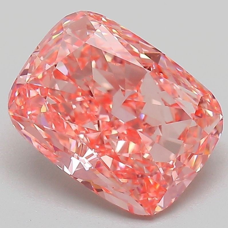 Loose Diamond - CUSHION MODIFIED 3.11ct Fancy Vivid Pink VS1: Loose Diamond - CUSHION MODIFIED 3.11ct Fancy Vivid Pink VS1 Source: This is a real non-mined Diamond that has been grown in a lab Shape: CUSHION MODIFIED Carats: 3.11 Color: Fancy Vivid Pink Certific